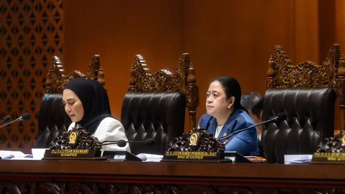 Puan Maharani Pimpin Rapat Paripurna DPR di Senayan