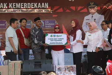 Pemprov Jabar Salurkan 24 Ekor Bibit Sapi Potong ke Tiga Kabupaten