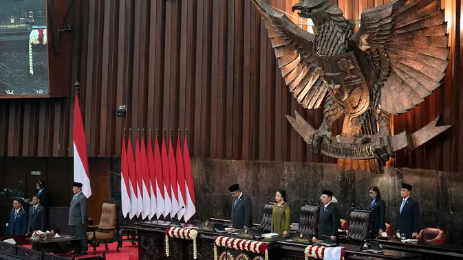 Presiden Prabowo Hadiri Sidang Tahunan MPR dan Sidang Bersama DPR-DPD