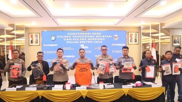 Polres Tangsel Ungkap Penipuan Lansia dengan Rompi Tahanan KPK Palsu