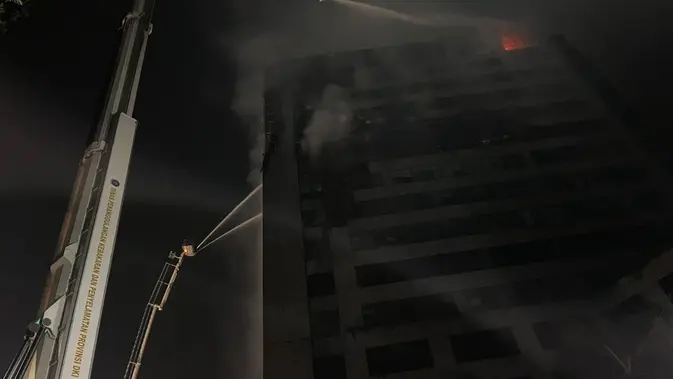 Gedung Bapenda DKI Jakarta di Gambir Terbakar, Penyebab Masih Diselidiki