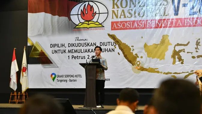 Gibran Buka Kongres Nasional V Asosiasi Pendeta Indonesia di Tangerang