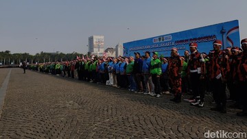 Kapolda Metro Jaya dan Pangdam Jaya Pimpin Apel Kebangsaan di Monas