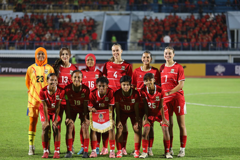 Timnas Wanita Indonesia Ditahan Armenia 0-0 di Yordania