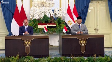 Prabowo dan Presiden Mesir Kecam Permukiman Ilegal Israel