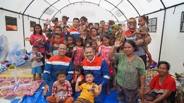 Pertamina Salurkan Bantuan dan Pendampingan untuk Warga Terdampak Gempa Flores