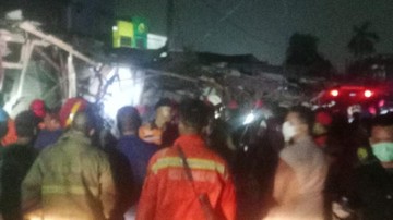 Ledakan Guncang Pasar Cimanggis, Sejumlah Ruko Rusak