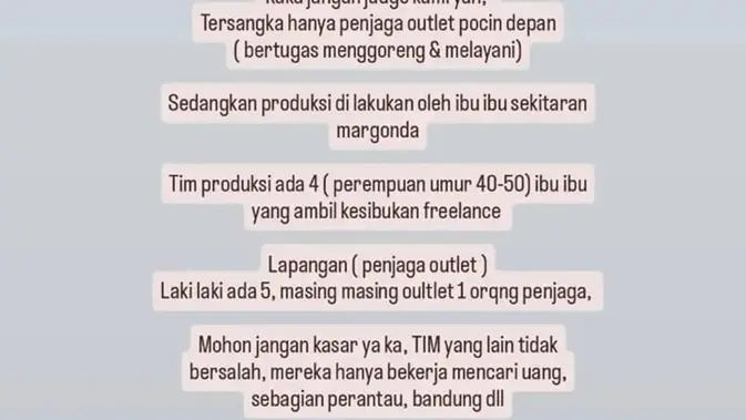 Pemilik Kedai Piscok Minta Tak Diseret dalam Kasus Mutilasi Mantan Karyawan