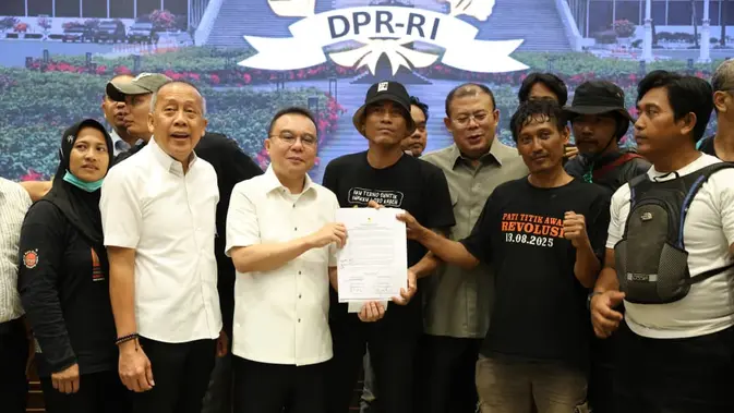 Sufmi Dasco Terima Audiensi Aliansi Masyarakat Pati Bersatu di DPR RI