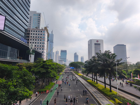 CFD Sudirman-Thamrin Dipangkas Selama Kunjungan Presiden Mesir