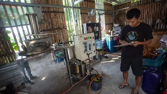 Inspeksi Mesin Pirolisis di Yayasan Get Plastic Sleman
