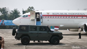 Prabowo Tiba di Pekanbaru untuk Tinjau Penanganan Karhutla