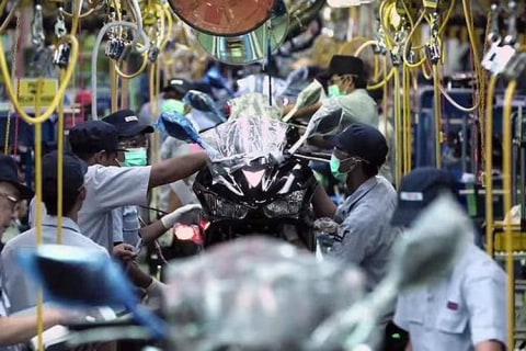 Ekspor Dominasi Kinerja Industri Sepeda Motor Nasional