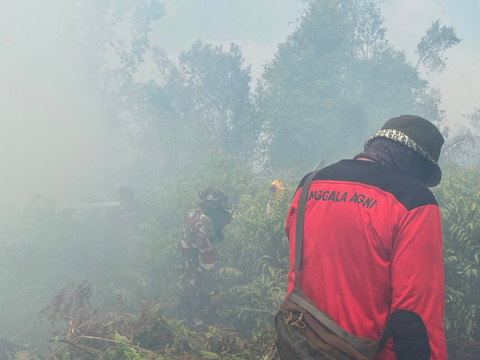 Kabut Asap Karhutla Paksa 62 Sekolah di Pelalawan Diliburkan Sementara
