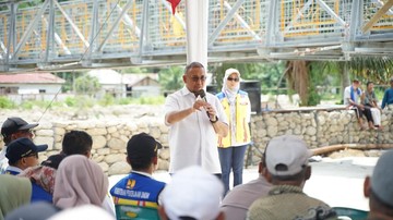 Jembatan Gantung Koto Rawang Rampung, Andre Rosiade Pastikan Akses Warga Pulih