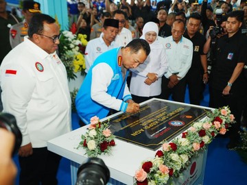 Kapolri Resmikan Gedung KSPSI AGN di Jawa Timur