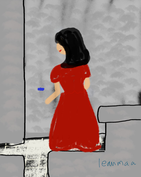 Sosok Wanita Bergaun Merah di Tengah Pernikahan Pelosok Desa