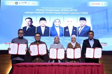 Pemerintah Perbarui Nota Kesepahaman SP4N-LAPOR! Tingkatkan Kualitas Pelayanan Publik