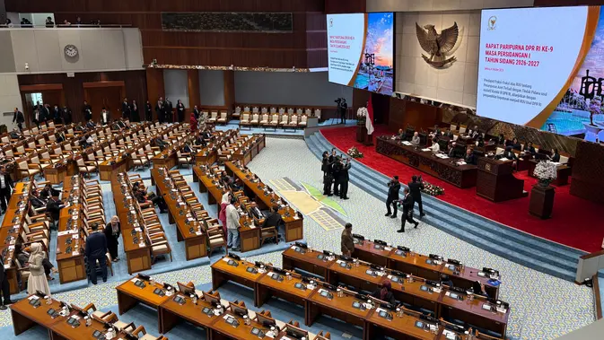 Rapat Paripurna DPR Diikuti 326 Anggota, Lima Agenda Dibahas