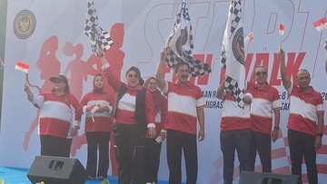Menteri Imipas Buka Fun Walk dan Baksos Sambut HUT ke-81 RI
