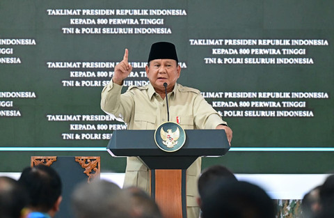 Prabowo Minta TNI-Polri Jaga Kepercayaan Rakyat