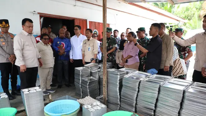 Wamendagri Tinjau Layanan Gizi SPPG Depapre Jayapura