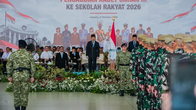 Kadet Unhan RI Diberangkatkan Mengabdi ke 181 Sekolah Rakyat