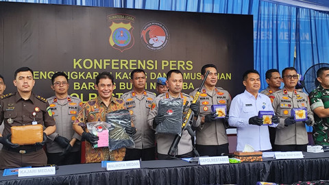 Polrestabes Medan Musnahkan Barang Bukti Narkoba Senilai Rp11,5 Miliar