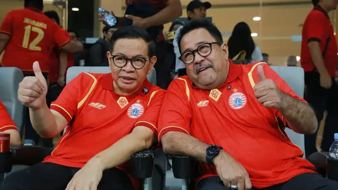 Pramono Anung dan Rano Karno Resmikan Jersey Baru Persija Jakarta