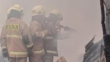 Kios di Pasar Bintara Bekasi Hangus Terbakar Akibat Korsleting Listrik