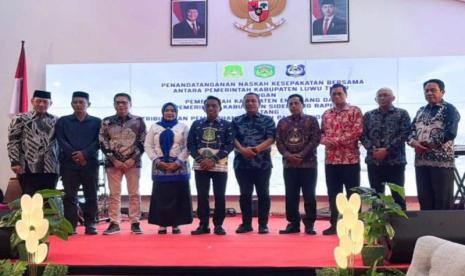 Luwu Timur, Sidrap, dan Enrekang Sepakati Kerja Sama Distribusi Pangan