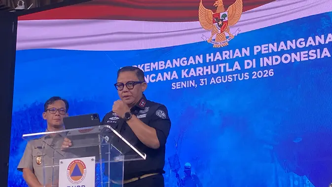 Rizal Irawan Konferensi Pers Bersama BNPB Bahas Penegakan Hukum Lingkungan