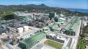 Fasilitas Smelter Tembaga Amman di NTB Resmi Beroperasi, Kapasitas 900 Ribu Ton