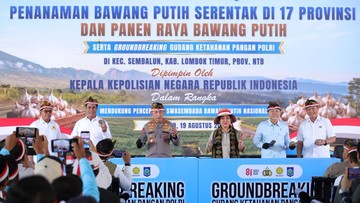 Mentan Perkuat Swasembada Bawang Putih Lewat Dana Rp55,65 Miliar di NTB