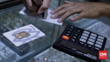 Harga Emas Antam Tergerus, Buyback Ambles Hingga Rp47 Ribu