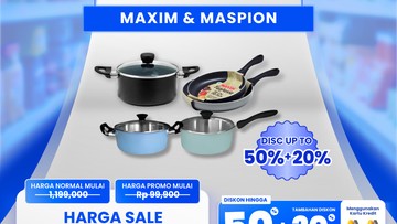 Diskon Alat Masak Transmart Dorong Konsumsi Rumah Tangga