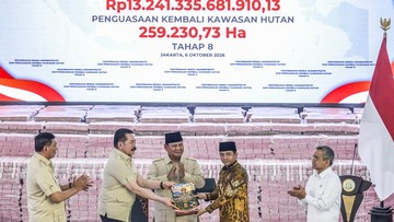 Satgas PKH Setor Rp 13,24 Triliun ke Kas Negara
