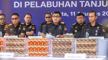 Bea Cukai Gagalkan Rokok Ilegal Rp13,3 Miliar di Tanjung Priok
