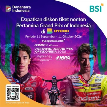 Diskon Tiket MotoGP Mandalika Rp 375 Ribu lewat BYOND by BSI