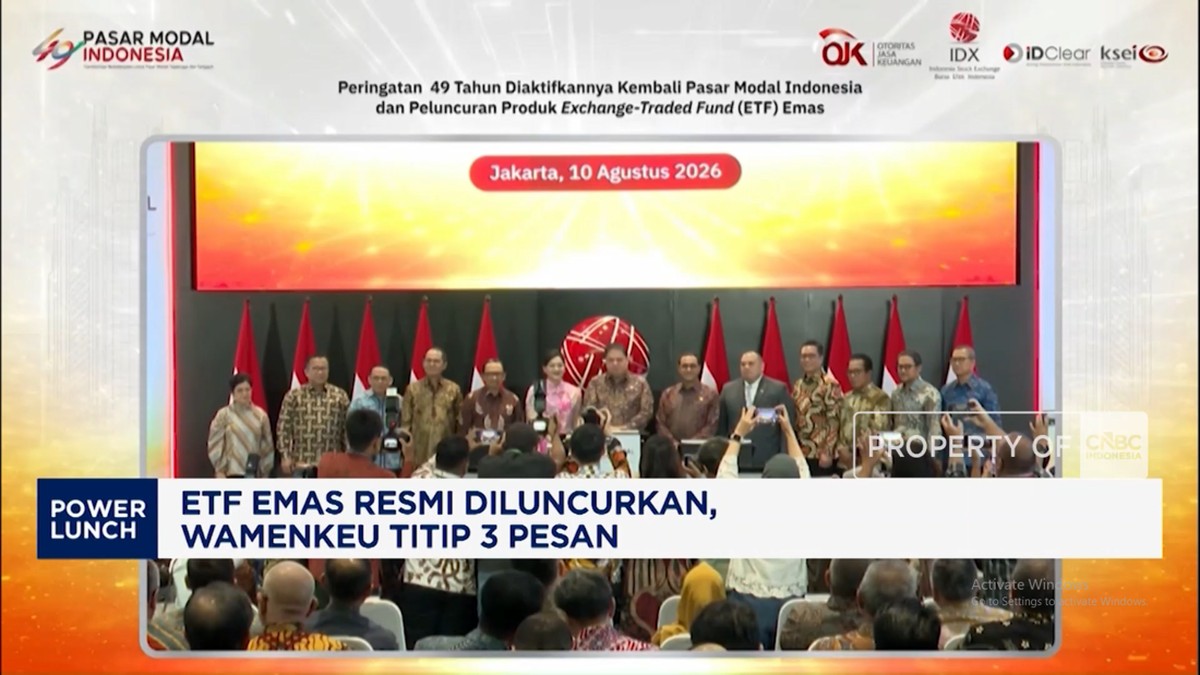 ETF Emas Resmi Meluncur di BEI, Wamenkeu Sampaikan Tiga Pesan Strategis