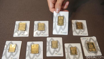 Harga Emas Antam Turun Rp 25.000, Sinyal Koreksi atau Pelemahan Tren?