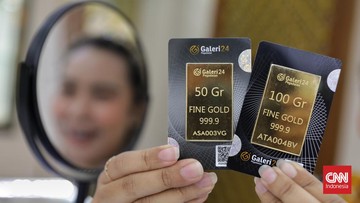 Harga Emas Antam Turun, Buyback Ikut Melemah
