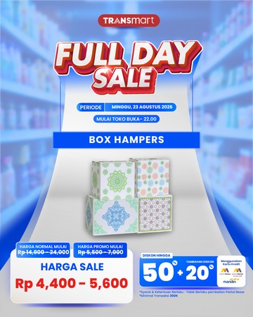 Box Hampers Rp 4 Ribuan Warnai Transmart Full Day Sale Pekan Ini