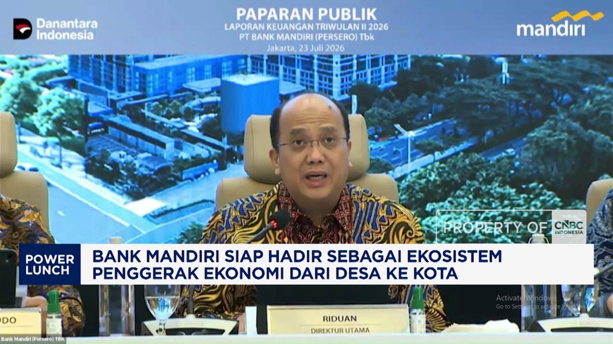 Bank Mandiri Cetak Laba Bersih Rp 30,4 Triliun pada Semester I 2026