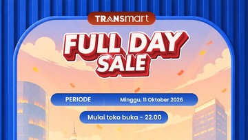 Transmart Full Day Sale 11 Oktober: Diskon Hingga 70 Persen