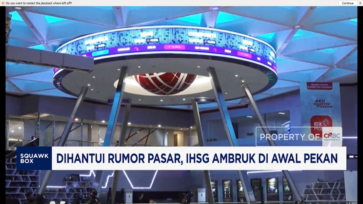 IHSG Terkoreksi 2,59 Persen, Rumor Pasar Tekan Sentimen