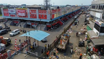 Penataan Pasar Baru Bekasi Relokasi 350 PKL ke Blok 2