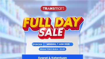 Transmart Full Day Sale Hadirkan Diskon 50%+20% Sepanjang Hari