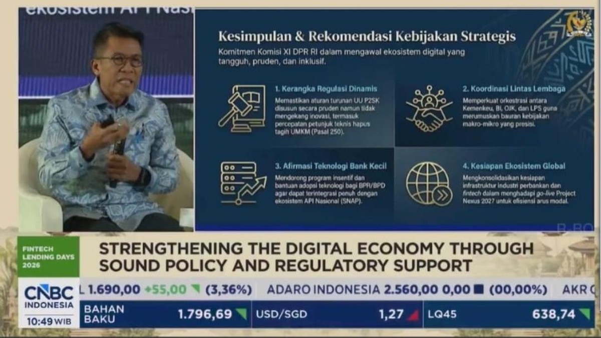 Pindar Jadi Pilar Keuangan Nasional, DPR Dorong Peran Lebih Besar