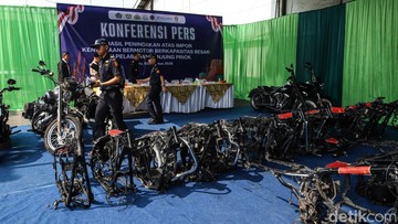 Bea Cukai Gagalkan Penyelundupan Harley Bekas dari China